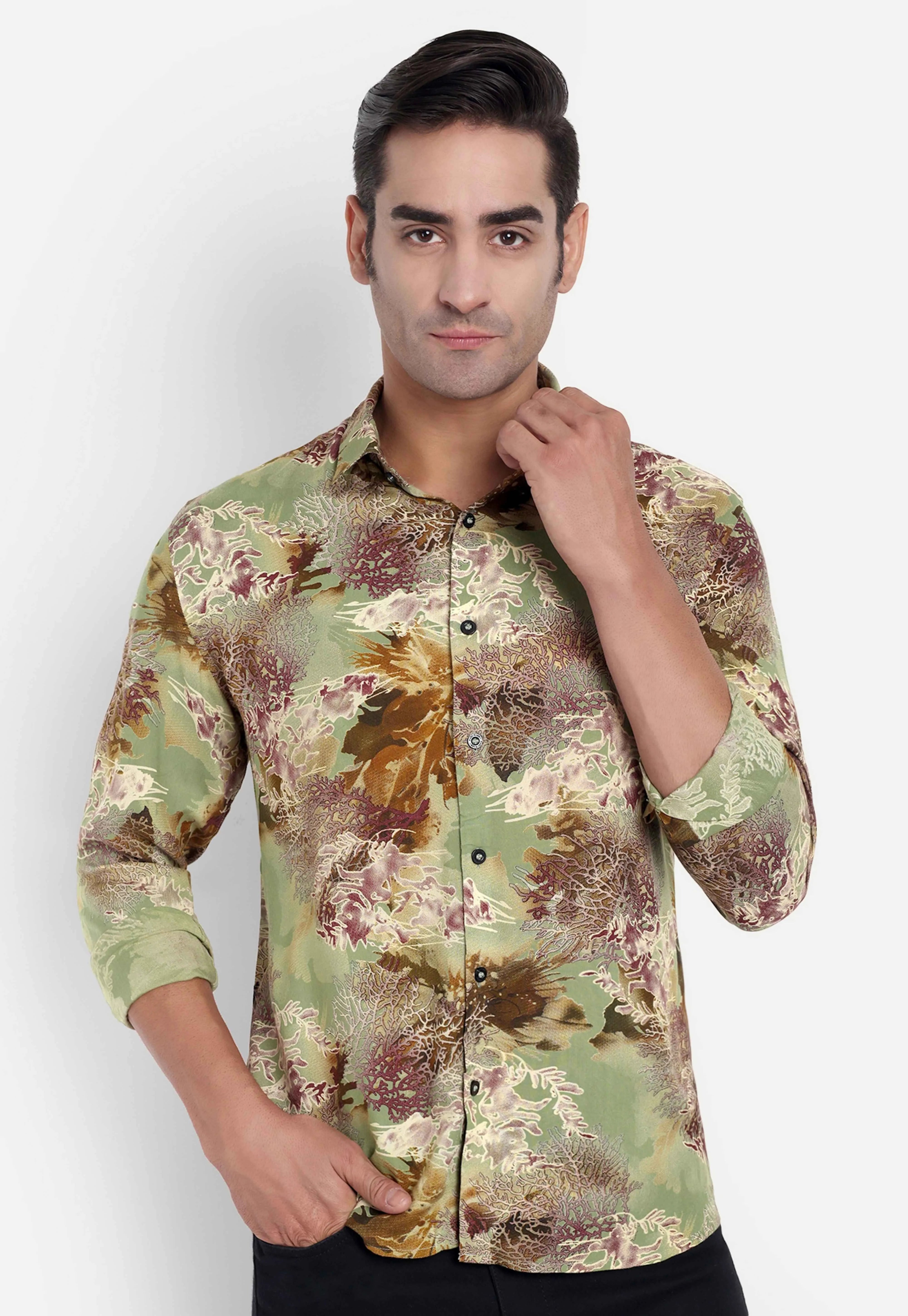 Forest Green Full Sleeve Shirt